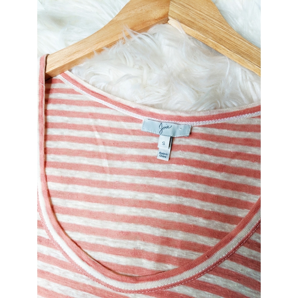 Joie Neyo Striped Linen Tee Short Sleeve - Picture 5 of 5